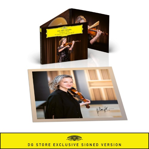 Hilary Hahn(힐러리 한) - Six Sonatas for Violin Solo op. 27 (CD + 친필 사인 아트 카드)-175-CD